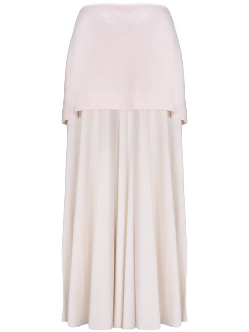 Light pink layered skirt JIL SANDER | J02MA0222J20050682